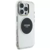 Guess IML Metal Colored Circle Classic Logo MacSafe Macītis iPhone 16 Pro Max (Melns)