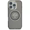 Guess IML Metal Mountain Logo MacSafe Macītis iPhone 16 Pro (Melns)