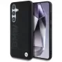 BMW Leather Big Wordmark Case for Samsung Galaxy S25 Black