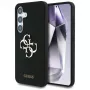 Guess Silicone Big 4G Logo Bottom Script Case Samsung Galaxy S25, Melns