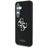 Guess Silicone Big 4G Logo Bottom Script Case Samsung Galaxy S25, Melns