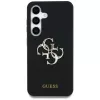 Guess Silicone Big 4G Logo Bottom Script Case Samsung Galaxy S25, Melns