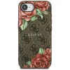 Guess 4G Flowers Print MagSafe Case for iPhone 16e / 17e Brown