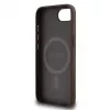Guess 4G Ring Triangle Logo MagSafe Case for iPhone 16e (Brown)