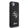 Guess Fixed Glitter Big 4G Maciņš iPhone 16e (Melns)