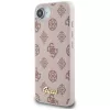 Guess Peony Script Logo MagSafe Maciņš iPhone 16e / 17e Brūns