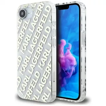 Karl Lagerfeld IML Repeat Logo Case iPhone 16e / 17e Gold