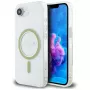 Guess IML Glitter Circle MagSafe Case for iPhone 16e (Caurspīdīgs)