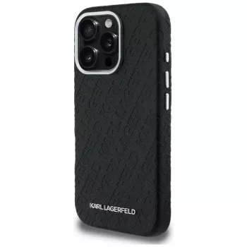KARL LAGERFELD FW Stamped KarlMagSafe Case iPhone 16 Pro, Black