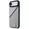BMW M Tricolor Metal Logo MagSafe vāciņš Apple iPhone Air, pelēks