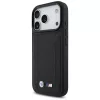 BMW M Quilted Logo MagSafe apvalks Apple iPhone 17 Pro, melns