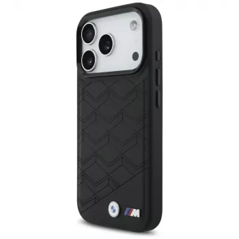 BMW M Shape Logo MagSafe apvalks Apple iPhone 17 Pro, melns