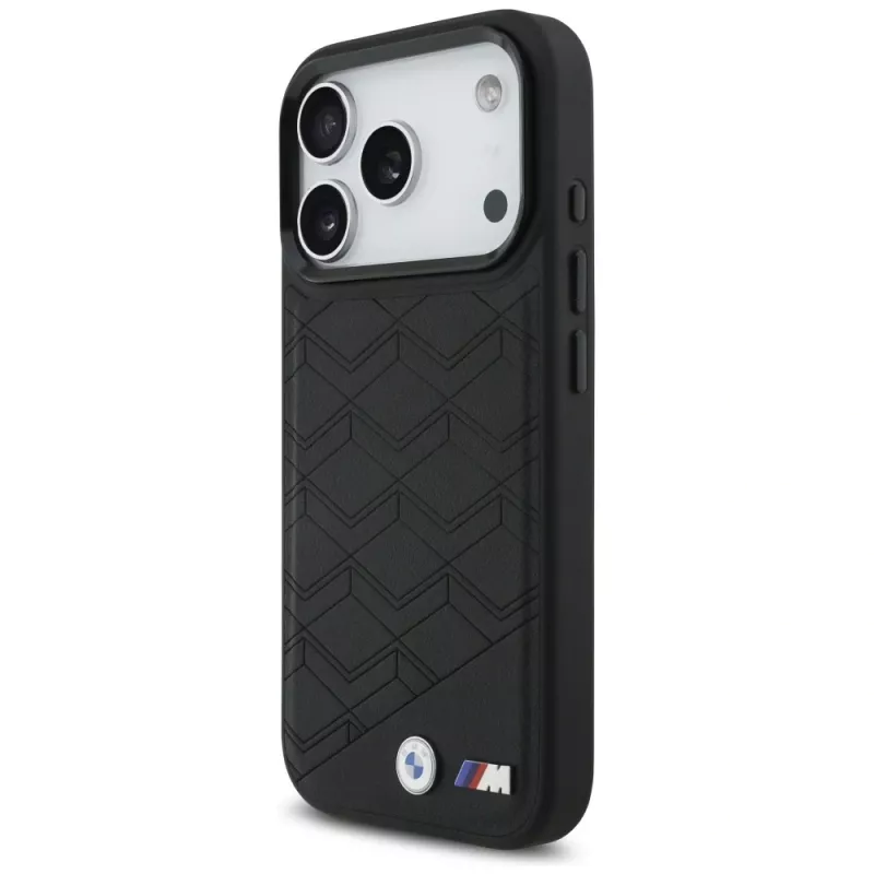 BMW M Shape Logo MagSafe apvalks Apple iPhone 17 Pro, melns