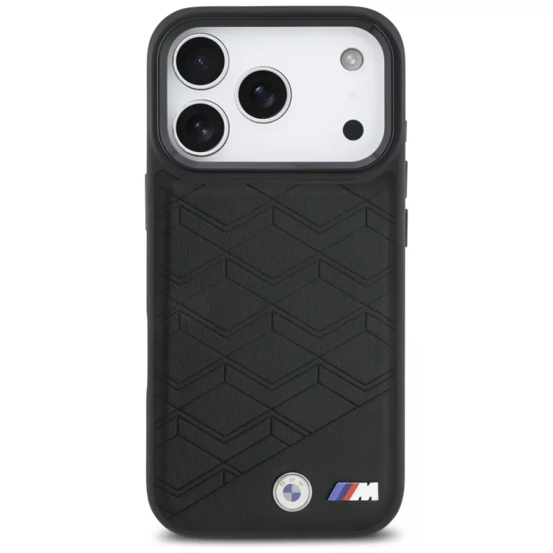 BMW M Shape Logo MagSafe apvalks Apple iPhone 17 Pro, melns