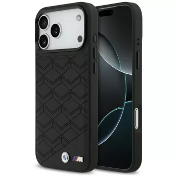 BMW M Shape Logo MagSafe apvalks Apple iPhone 17 Pro Max, melns