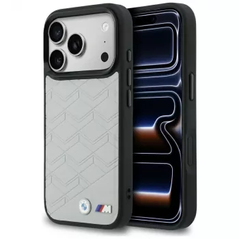 BMW M Shape Logo MagSafe Maciņš iPhone 17 Pro Max Pelēks