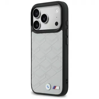 BMW M Shape Logo MagSafe Maciņš iPhone 17 Pro Max Pelēks