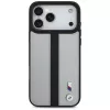 BMW M Perforated Stripe Logo Macīgais Maciņš iPhone 17 Pro Max Grey