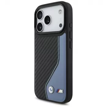 BMW M Carbon Logo MagSafe apvalks Apple iPhone 17 Pro, zils