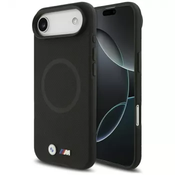 BMW M FW Metal Logo MagSafe apvalks Apple iPhone Air, melns