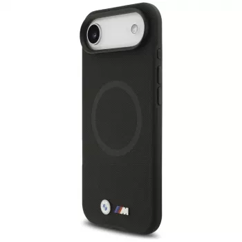 BMW M FW Metal Logo MagSafe apvalks Apple iPhone Air, melns