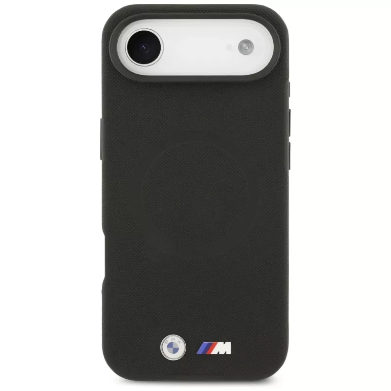 BMW M FW Metal Logo MagSafe apvalks Apple iPhone Air, melns