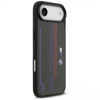 BMW M Kevlar Lines & Logo MagSafe apvalks Apple iPhone Air, melns