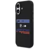 BMW M Silicon Horizontal Line MagSafe apvalks Apple iPhone 17, melns