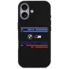 BMW M Silicon Horizontal Line MagSafe apvalks Apple iPhone 17, melns