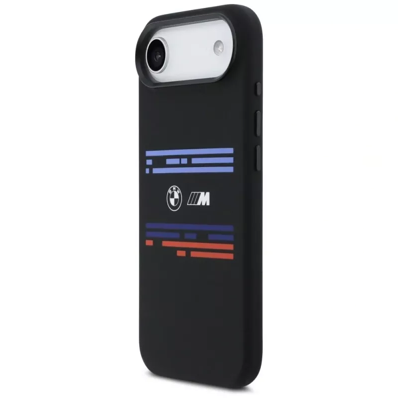 BMW M Silicon Horizontal Line MacSafe Case for iPhone Air Black