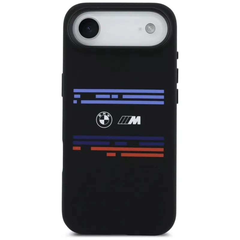 BMW M Silicon Horizontal Line MacSafe Case for iPhone Air Black