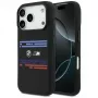 BMW M Silicon Horizontal Line MagSafe apvalks Apple iPhone 17 Pro, melns