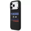 BMW M Silicon Horizontal Line MagSafe apvalks Apple iPhone 17 Pro, melns