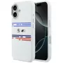 BMW M Silicon Horizontal Line MagSafe vāciņš Apple iPhone 17, balts