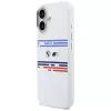 BMW M Silicon Horizontal Line MagSafe vāciņš Apple iPhone 17, balts