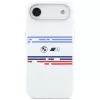 BMW M Silicon Horizontal Line MagSafe Case for iPhone Air White