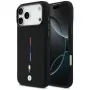 BMW M Silicon Tricolor Line MagSafe apvalks Apple iPhone 17 Pro Max, melns