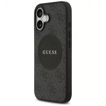 Guess 4G Circle Classic Logo Maciņš iPhone 17 (Melns)