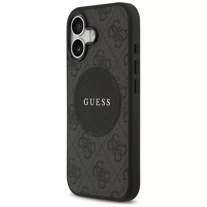 Guess 4G Circle Classic Logo Maciņš iPhone 17 (Melns)