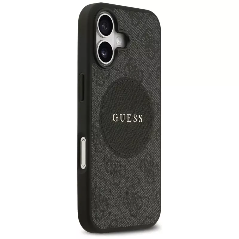 Guess 4G Circle Classic Logo Maciņš iPhone 17 (Melns)
