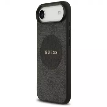 Guess 4G Circle Classic Logo MagSafe apvalks iPhone Air - melns