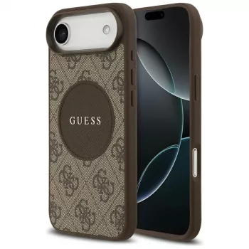 Guess 4G Circle Classic Logo MagSafe Case iPhone Air, Brūns