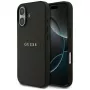 Guess Grained Ring MagSafe Case for iPhone 17 - Black