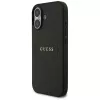 Guess Grained Ring MagSafe Case for iPhone 17 - Black
