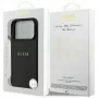Guess Grained Ring MagSafe Case for iPhone 17 Pro (Black)