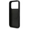 Guess Grained Ring MagSafe Case for iPhone 17 Pro (Black)