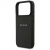 Guess Grained Ring MagSafe Case for iPhone 17 Pro (Black)