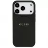 Guess Grained Ring MagSafe Case for iPhone 17 Pro (Black)