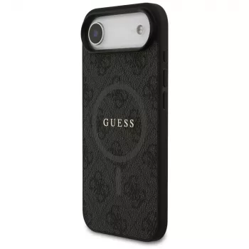 Guess 4G Ring Classic Logo MacSafe macīte iPhone Air, Melna