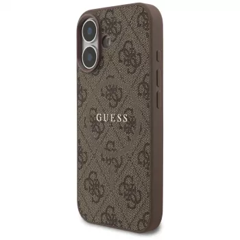 Guess 4G Ring Classic Logo Maciešu korpuss iPhone 17 - Brūns